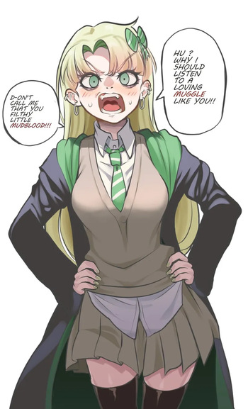 Female Draco Malfoy doesn't like you cover