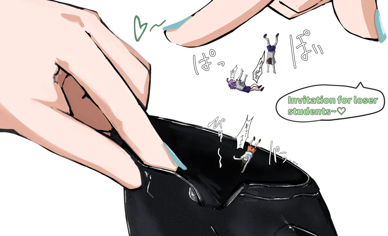 Rika-chan Giving You Handjob as a Reward With Some Losers page 1 full