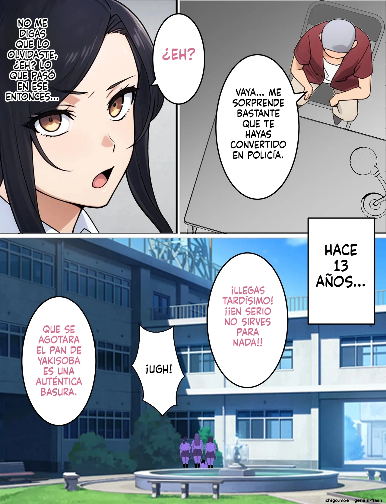 Hitozuma Fukei ~ Tsuyoki na Moto-Yan Onna ga Chinpira ni Netorareru Hanashi  MTL page 9 full