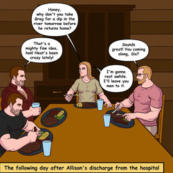 Gabo Artwork - Comic 75 - Greg In The River