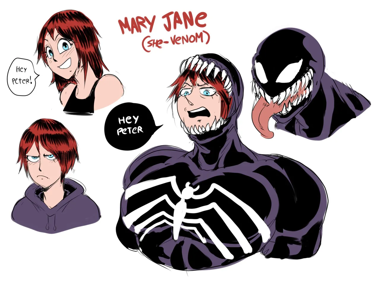 Mary Jane as She Venom page 2 full