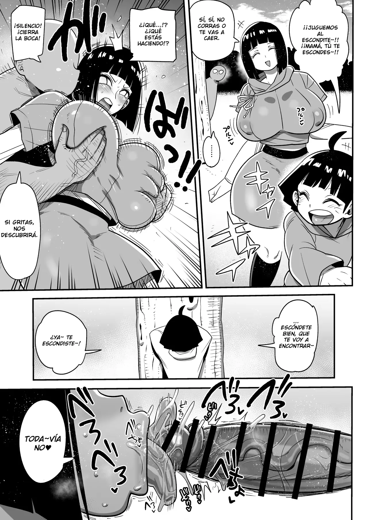 Hinata, Himawari, el escondite y el anciano page 1 full