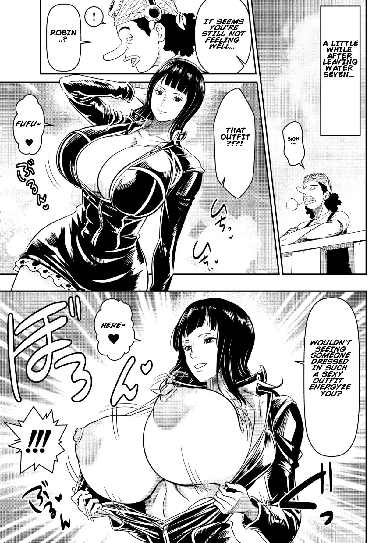 Request Itadaita Mono desu | Per Request - Nami &amp; Nico Robin page 1 full