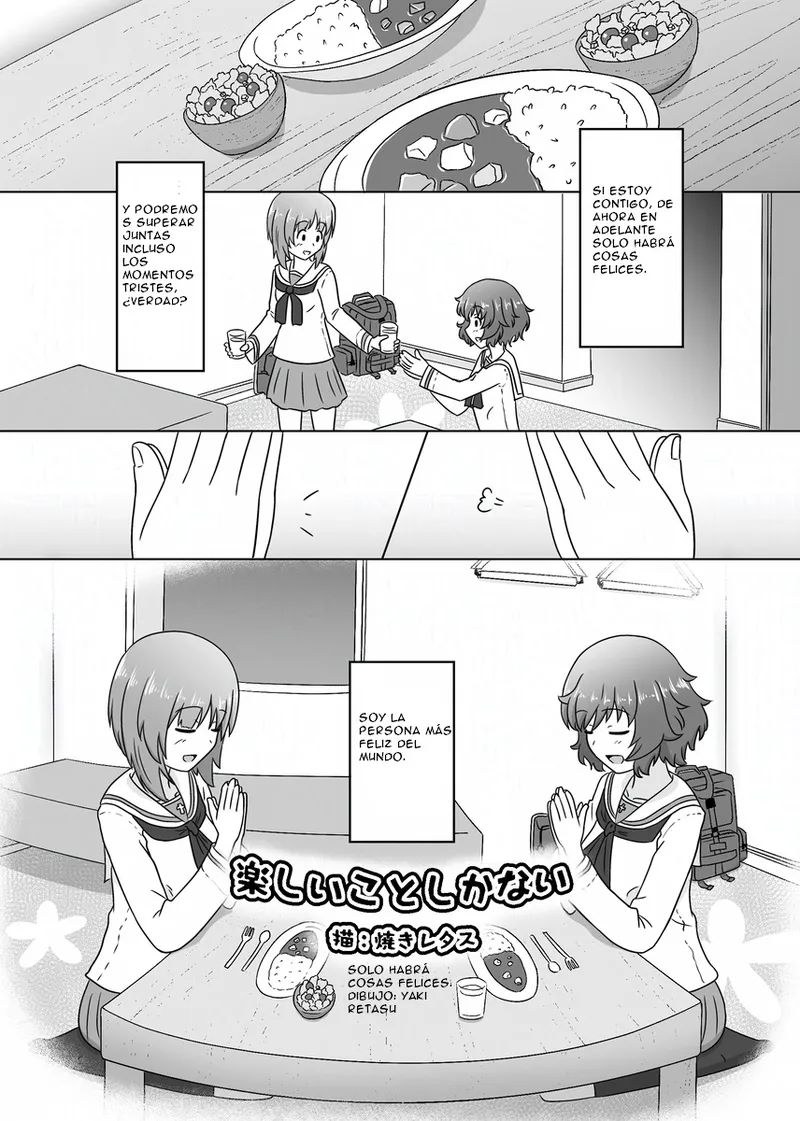 Miho/Yukari yuri erotic manga: "Nothing but Fun Times" page 4 full