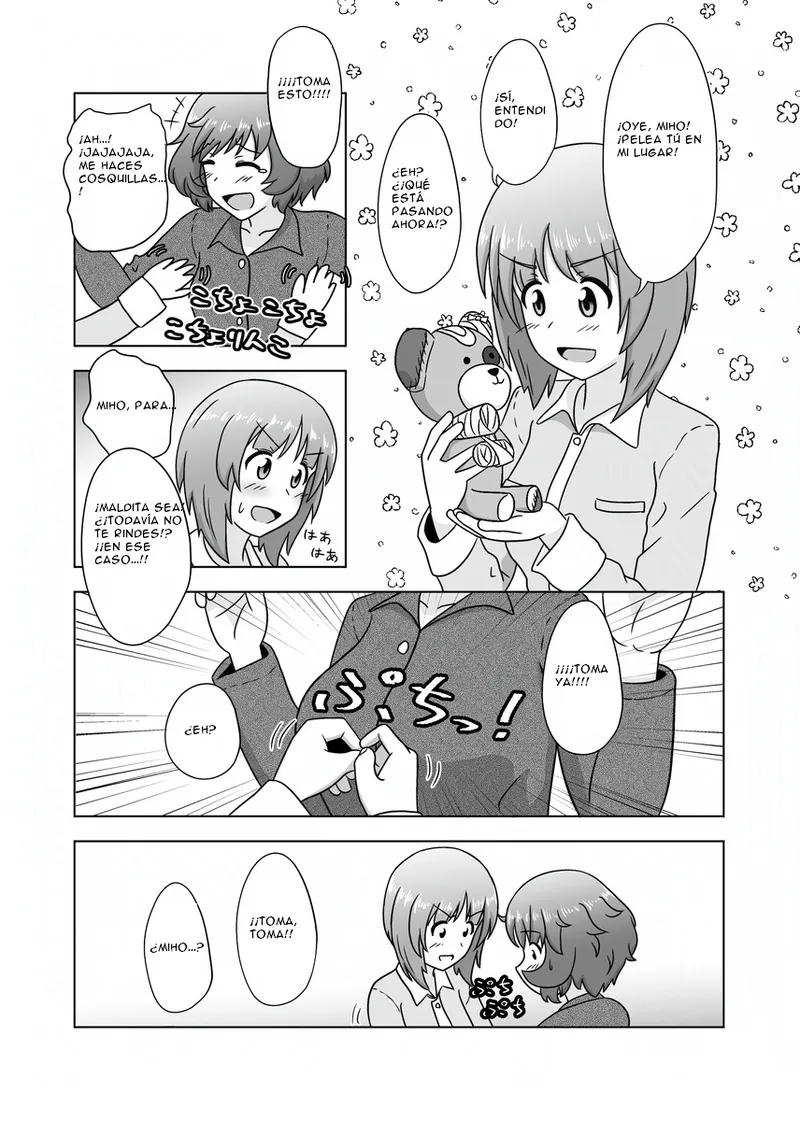 Miho/Yukari yuri erotic manga: "Nothing but Fun Times" page 8 full