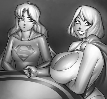 Supergirl &amp; Powergirl cover