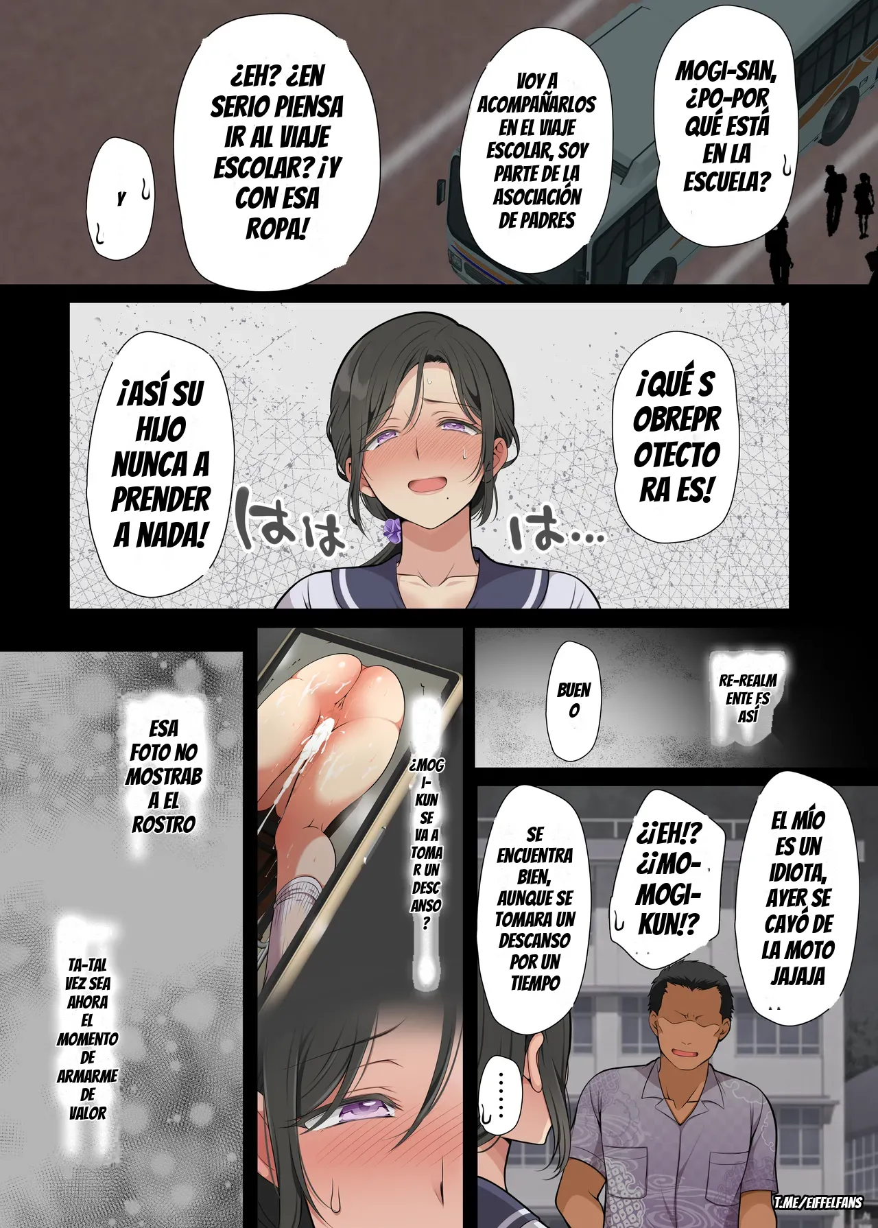 Hitozuma ga Classmate ni!? | ¡UNA MILF QUE SE CONVIRTIÓ EN UNA COMPAÑERA DE CLASE! PARTE 2 page 6 full