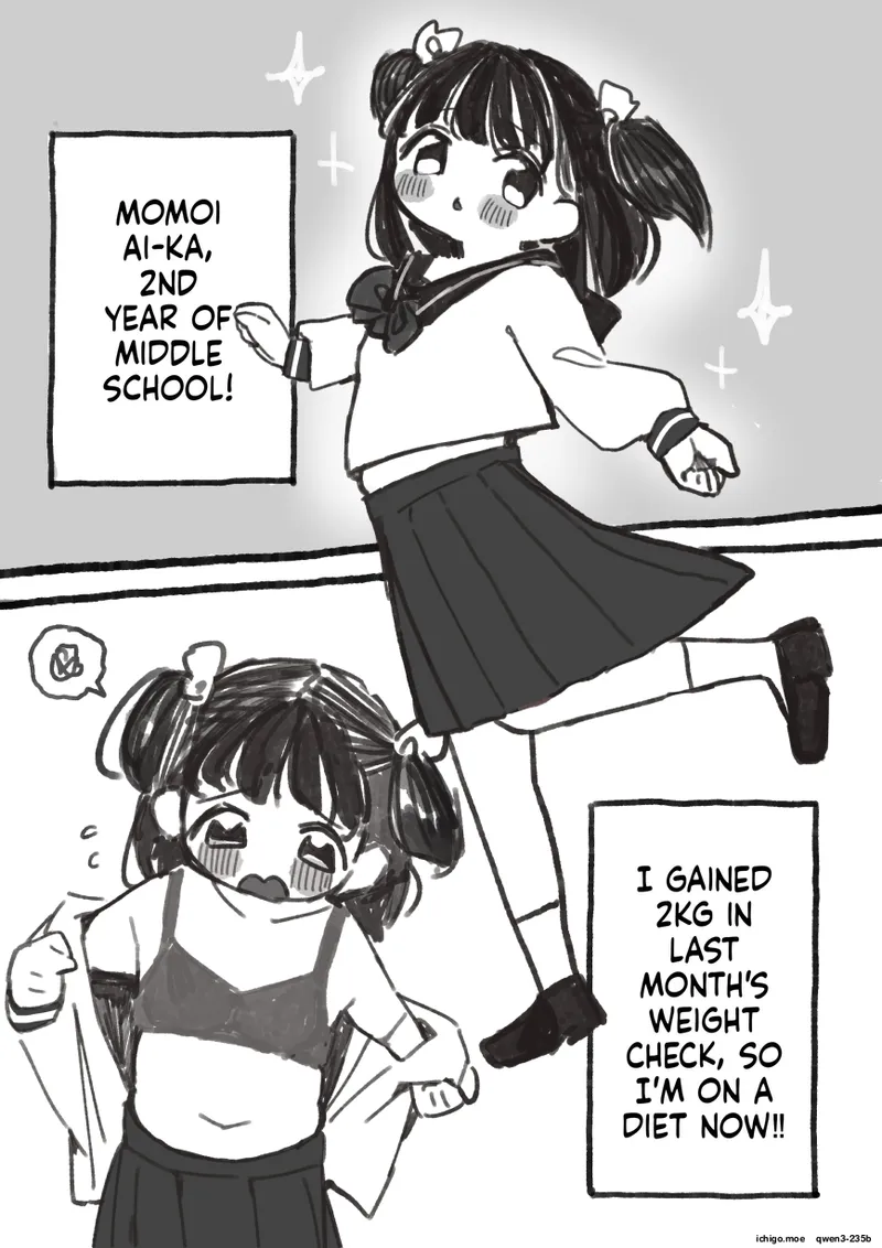 maagical girl with a fatty belly page 1 full