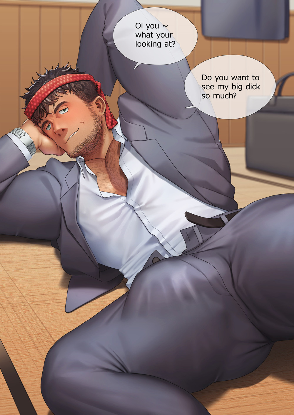 Drunk boss likes to take off page 2 full