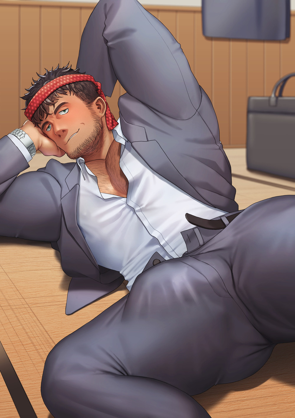 Drunk boss likes to take off page 8 full