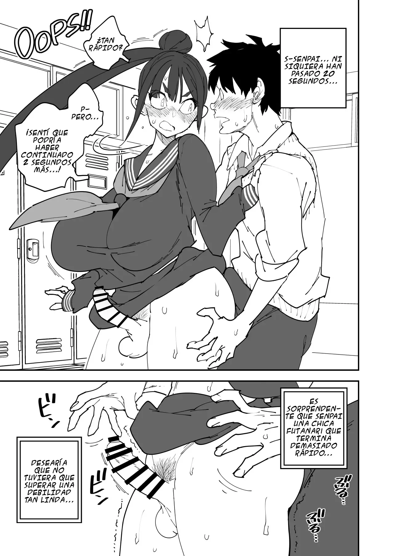 Futanari Senpai Maji Sourou｜Mi senpai futanari es precoz page 7 full