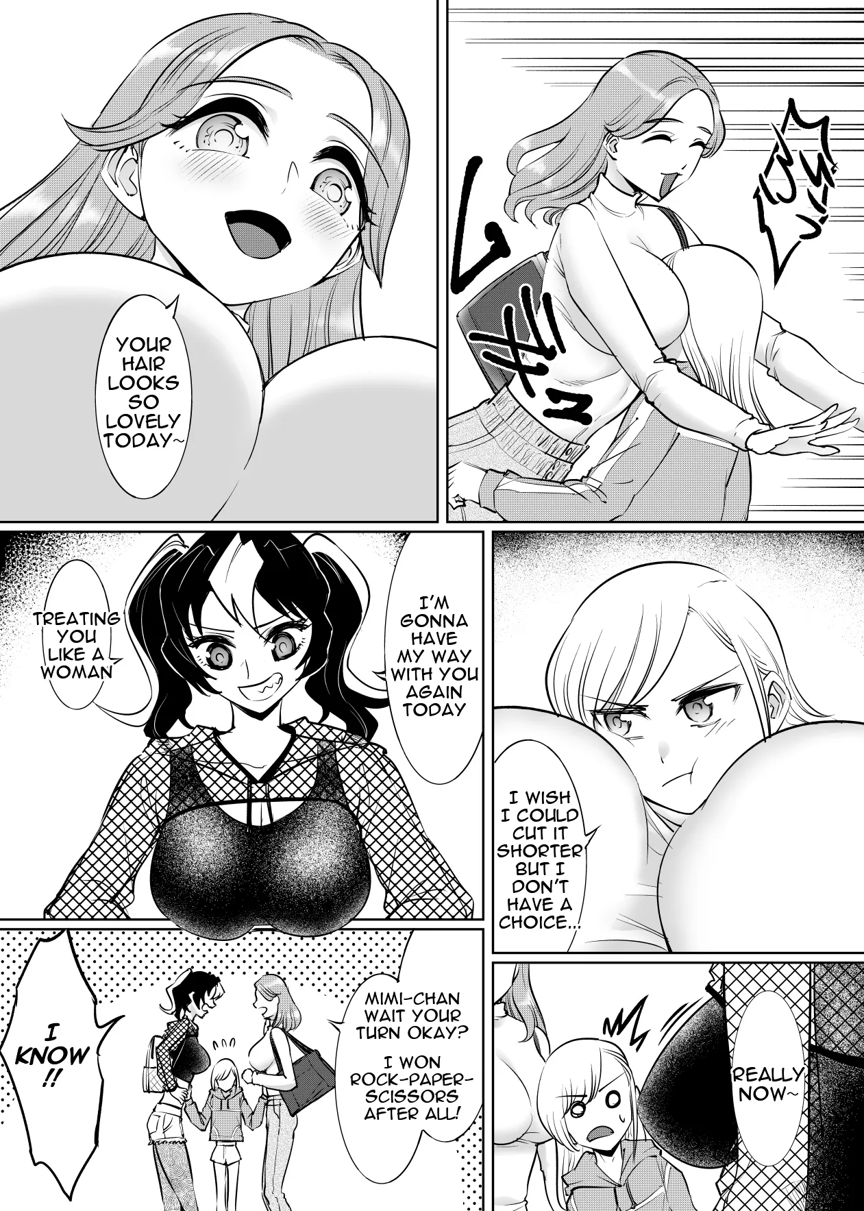 The Super-Sweet and Extremely Sadistic Giant Queens and the Femboy page 3 full