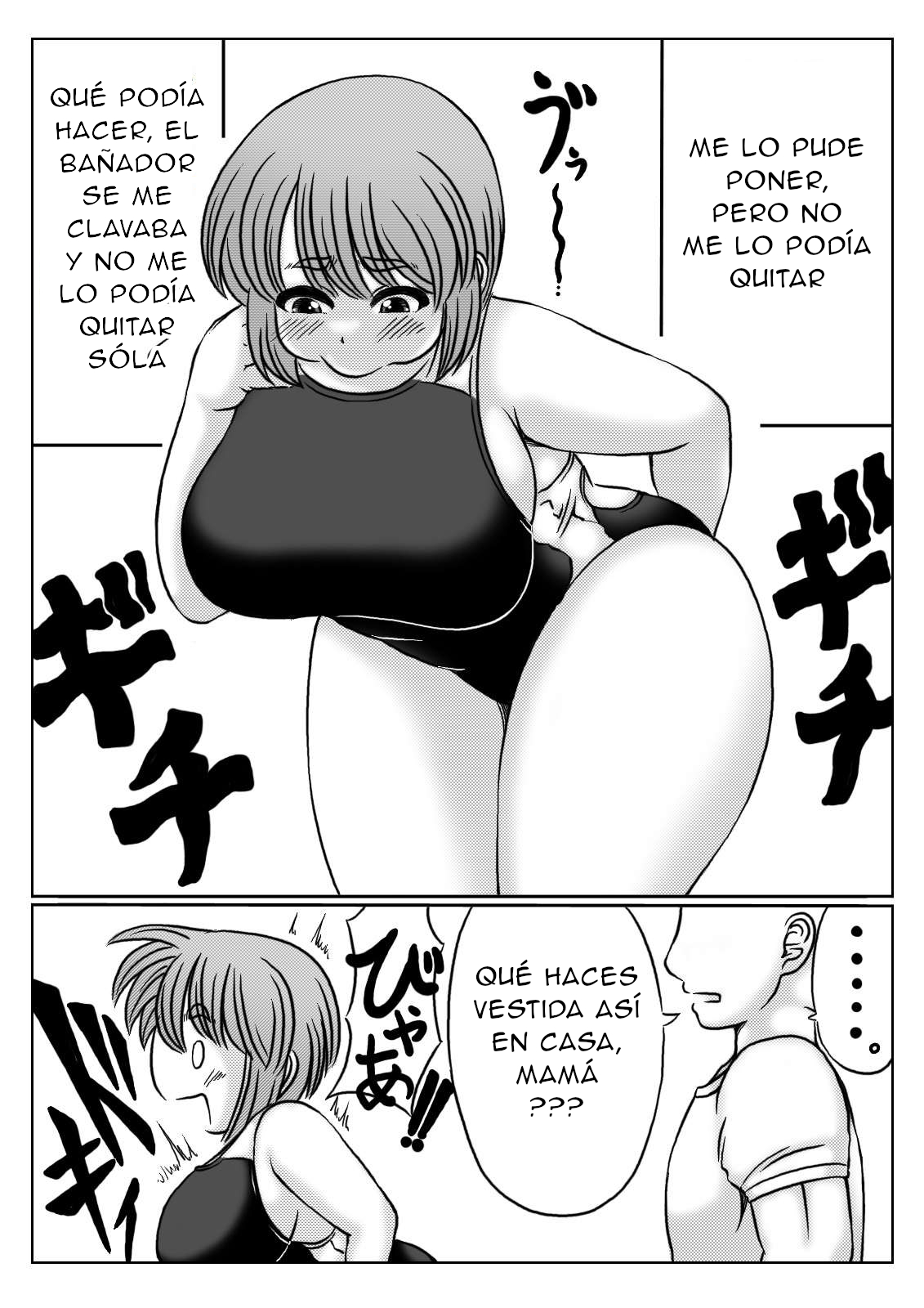 Mankai Beesuke  - Kaasan wa Mizugi ga Nugenai page 4 full