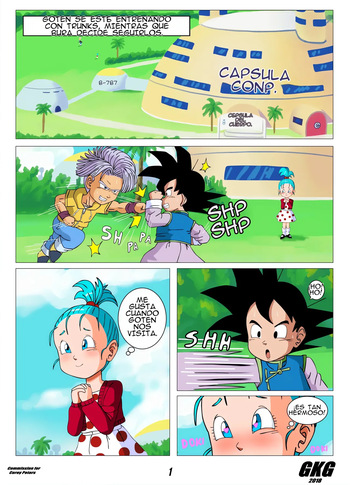 Bura and Goten Comic cover