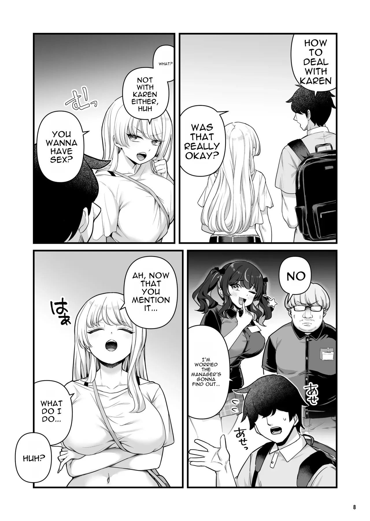 Kareshi Mochi Kyonyuu Beit Gal to Mechakucha Sex shita Hanashi 4 page 10 full
