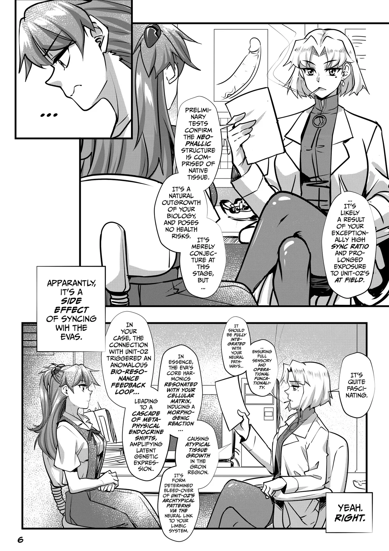 Neon Genital Evangelion: Asuka Strikes!? page 9 full