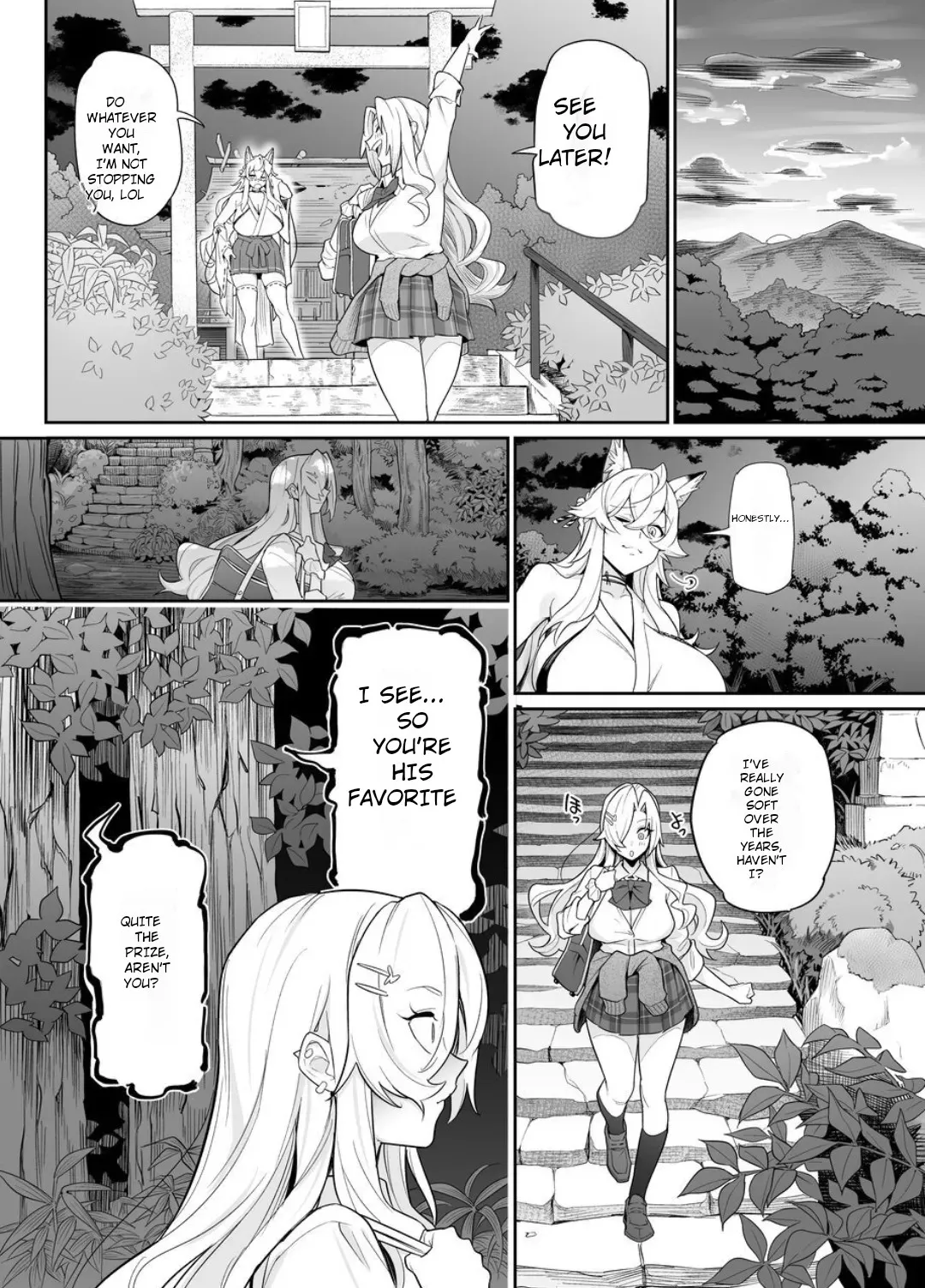 Fallen Deity ~Venomous Fangs That Infect and Devour the Fox Goddess and the JK~ page 10 full