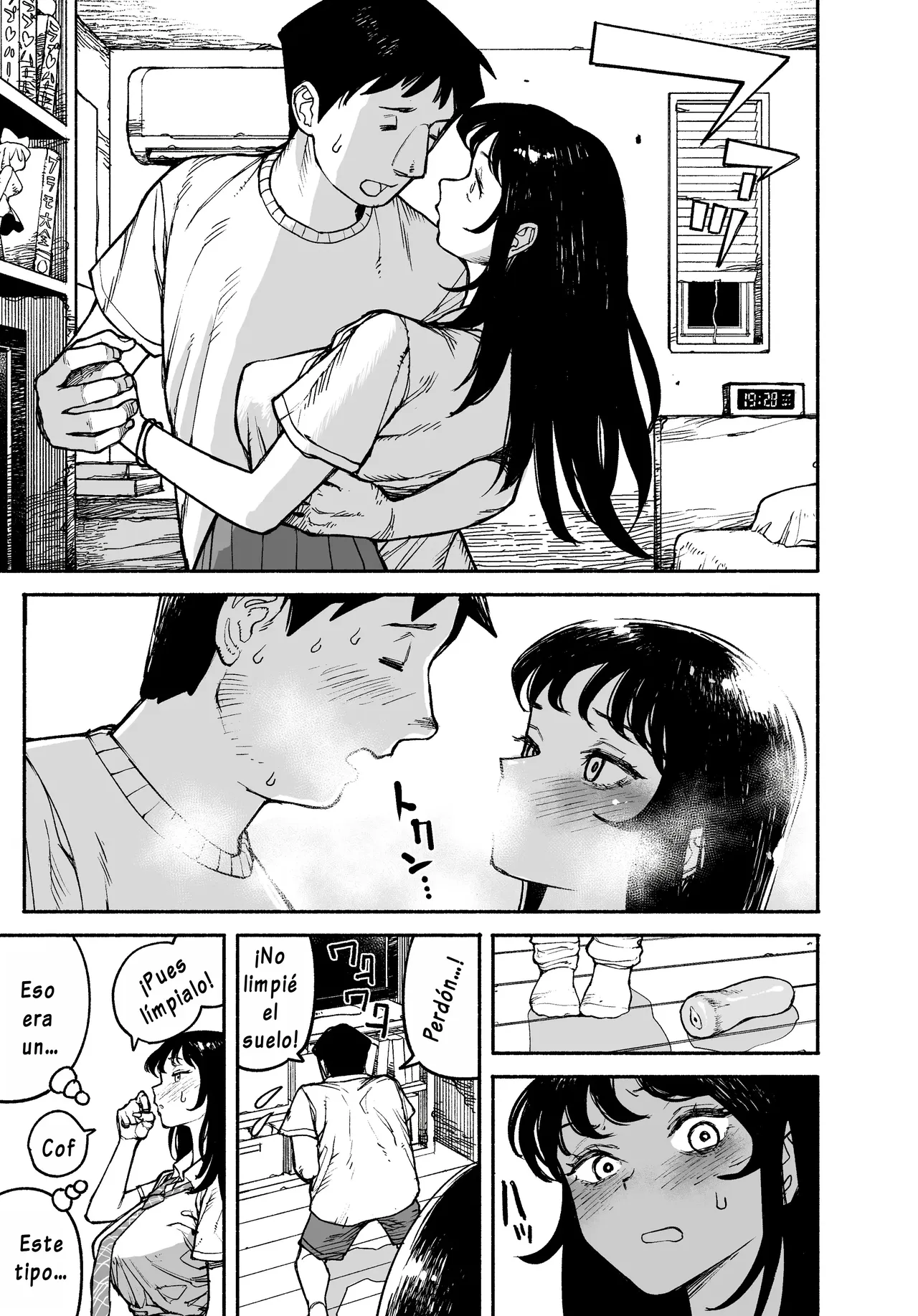 Gyaru ga Tomari ni Kita node Nakadashi Hachi Sasete Moratta Hanashi.｜Una Gyaru Vino a Pasar la Noche y Acabé Dentro de Ella. page 9 full