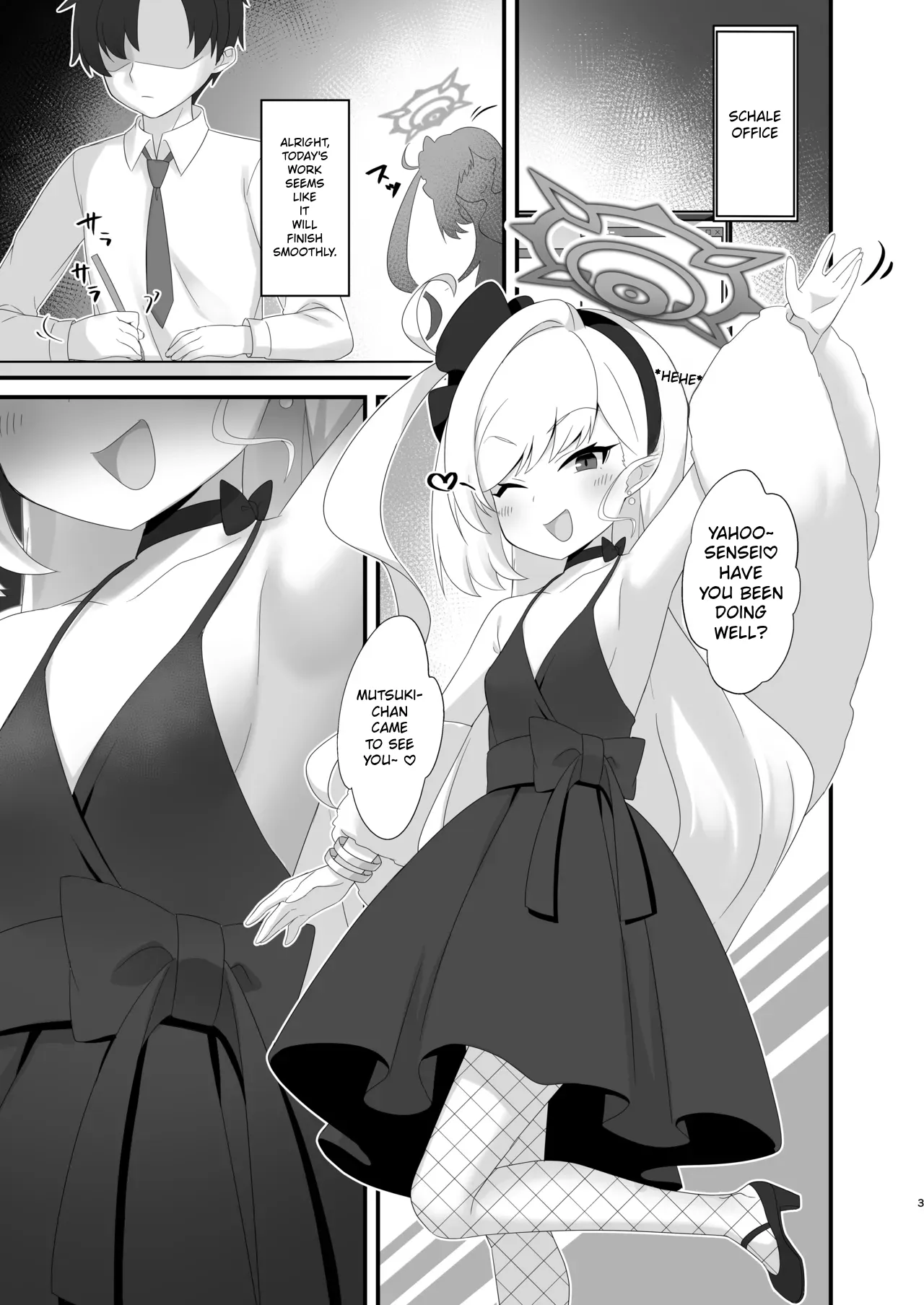 Mutsuki-chan loves playing with Sensei | Mutsuki-chan wa Sensei de Asobu no ga Daisuki page 3 full