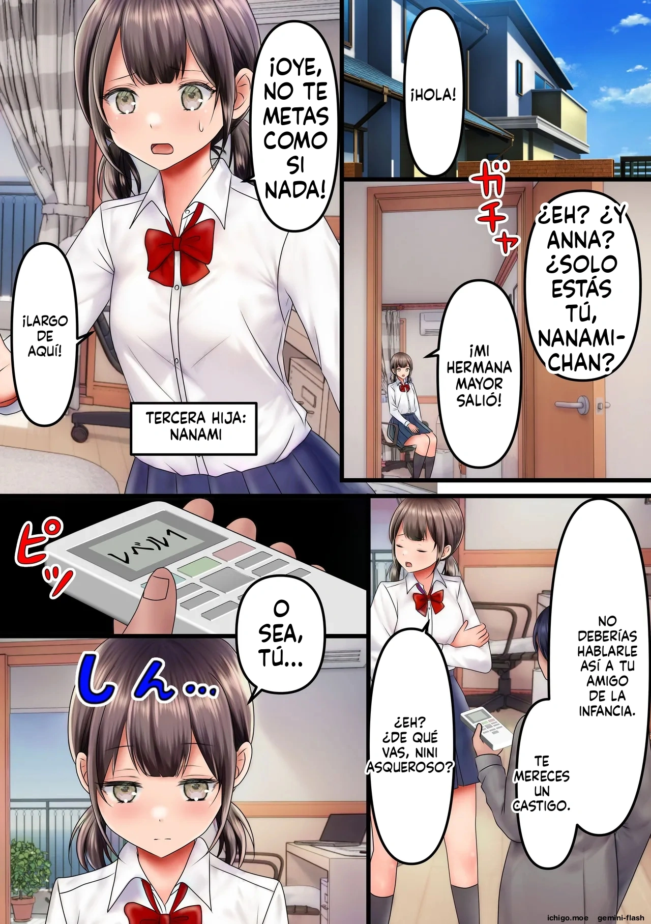 Seiso na Kyonyuu Osananajimi Ikka ga Yonin Sorotte Ore Senyou Mesuana ni Nacchatta! 1  MTL page 3 full