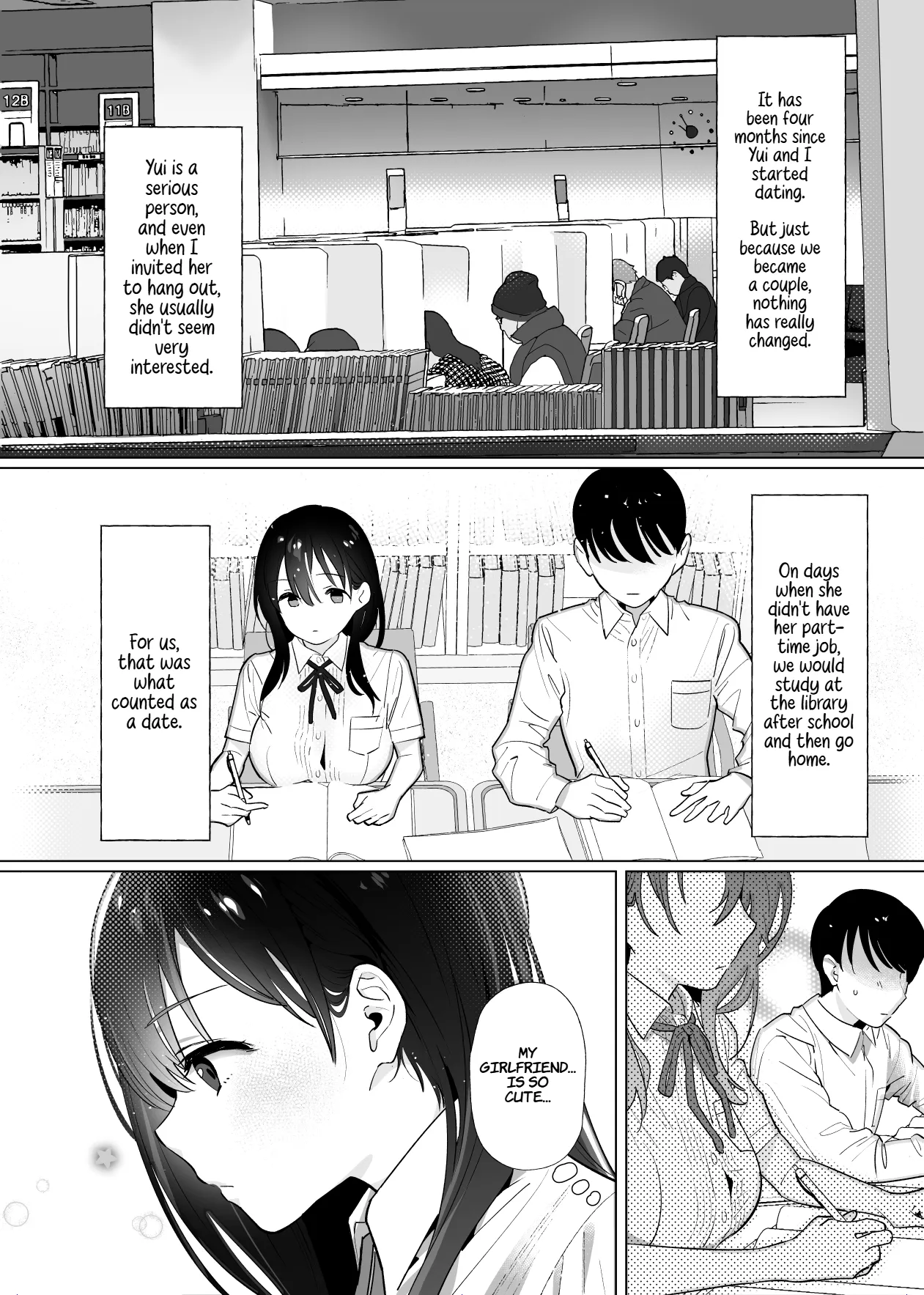 Kanojo wa mada 18cm Ijou o Shiranai. | She has never experienced anything close to 18 cm before. page 7 full