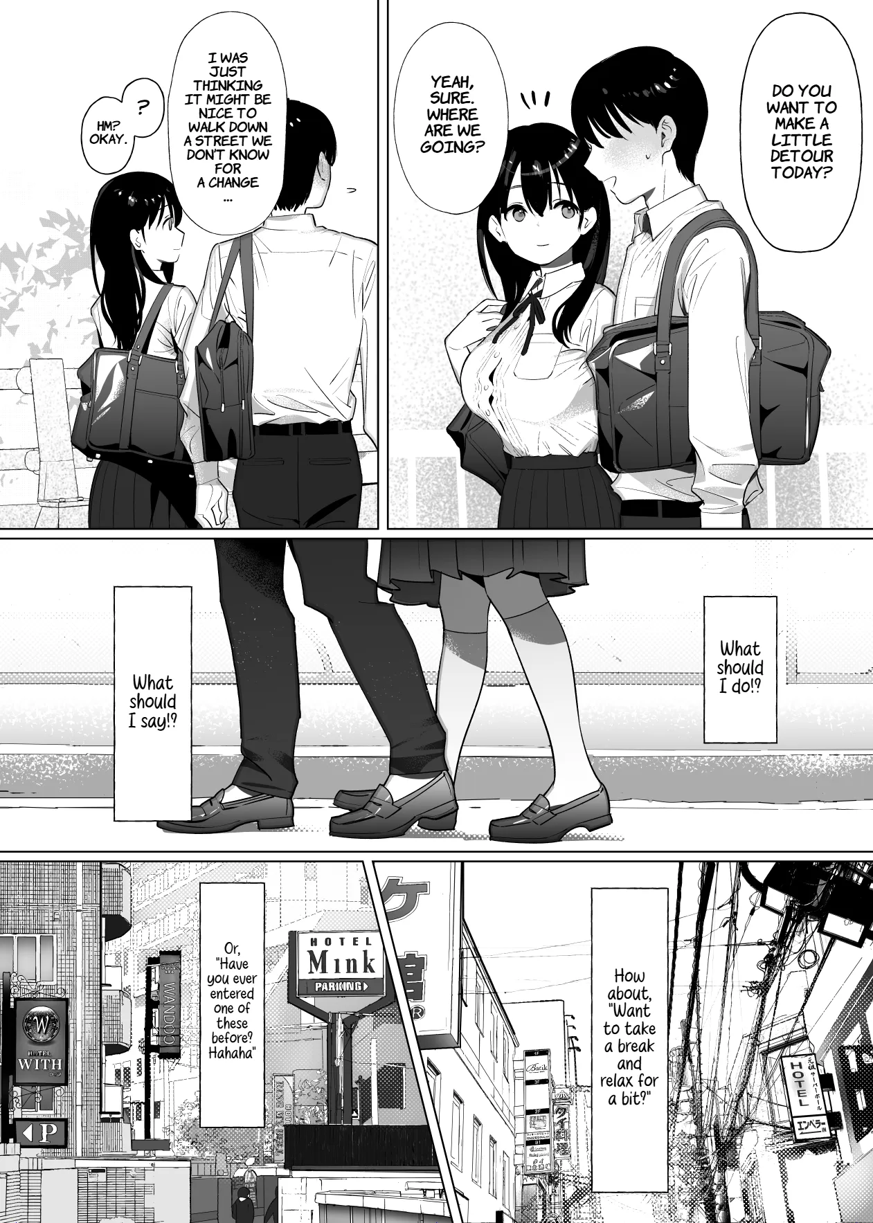 Kanojo wa mada 18cm Ijou o Shiranai. | She has never experienced anything close to 18 cm before. page 9 full