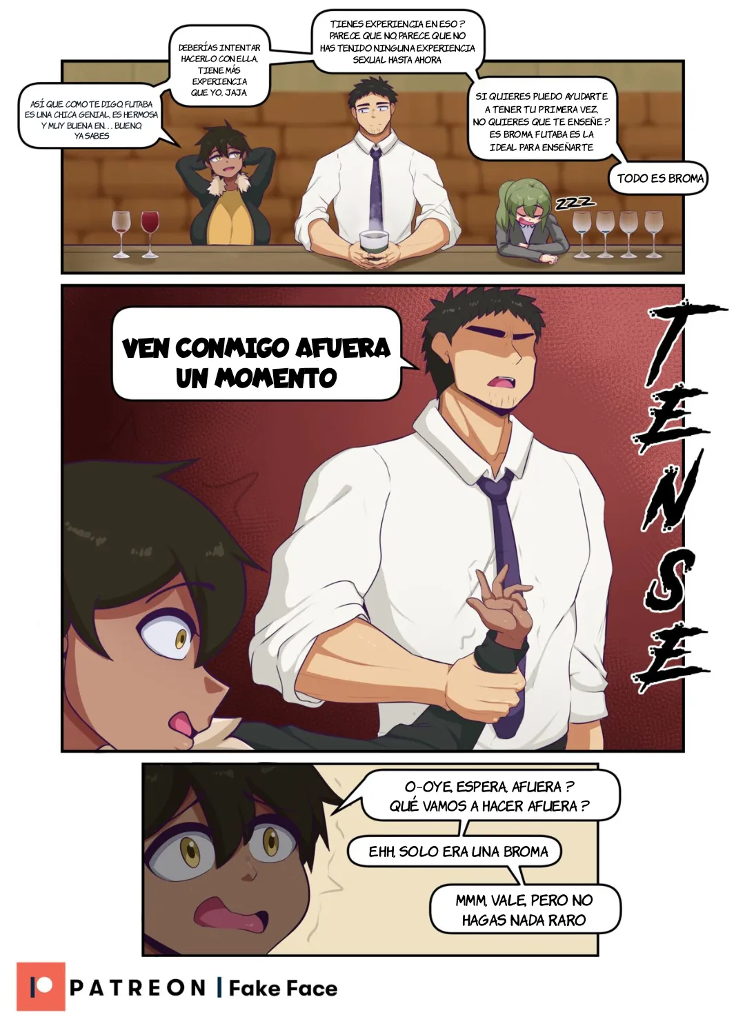 Natsumi Kurobe y Takeda-senpai page 1 full