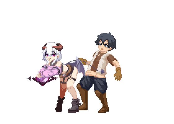 Succubus Successor Delilah's Juicy Journey Artbook Pixel Animation page 5 full
