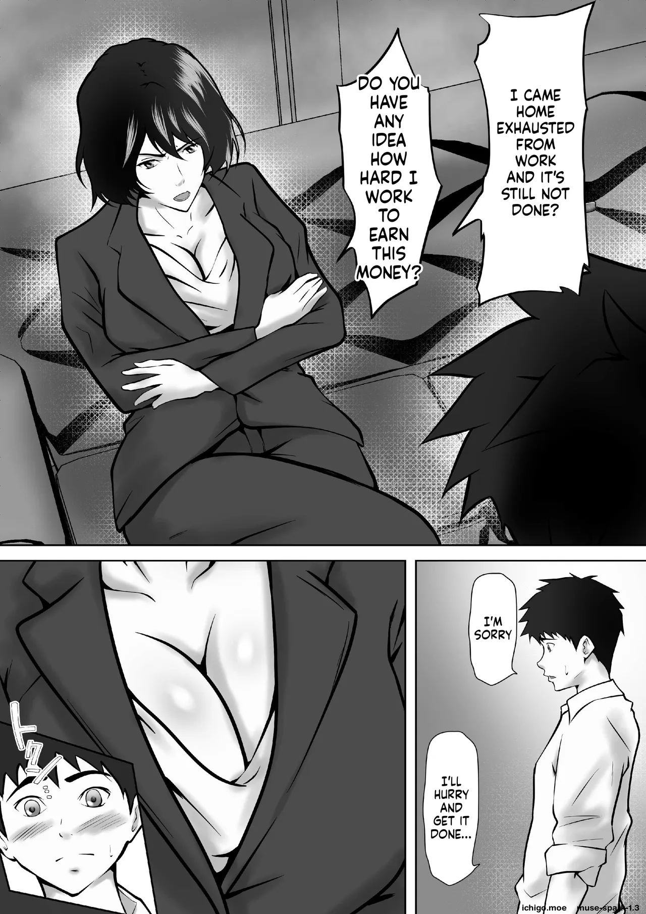 Tachiba Gyakuten Pawahara o Suru Gibo no Onani- ga Toreta Node Shitagawaseru page 3 full