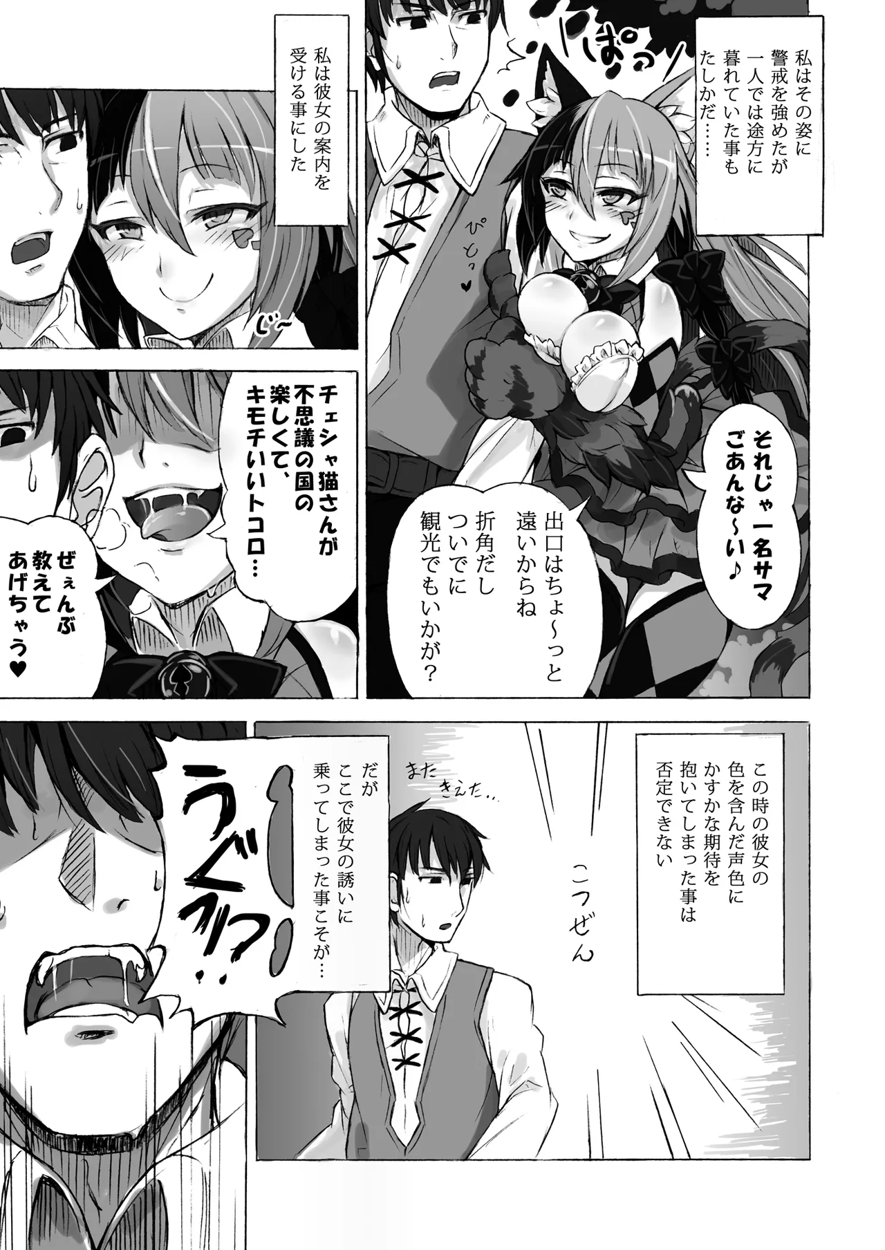 Mamono Musume Zukan Higai Houkoku ~Cheshire Neko no Oidemase Fushigi no Kuni~ page 5 full