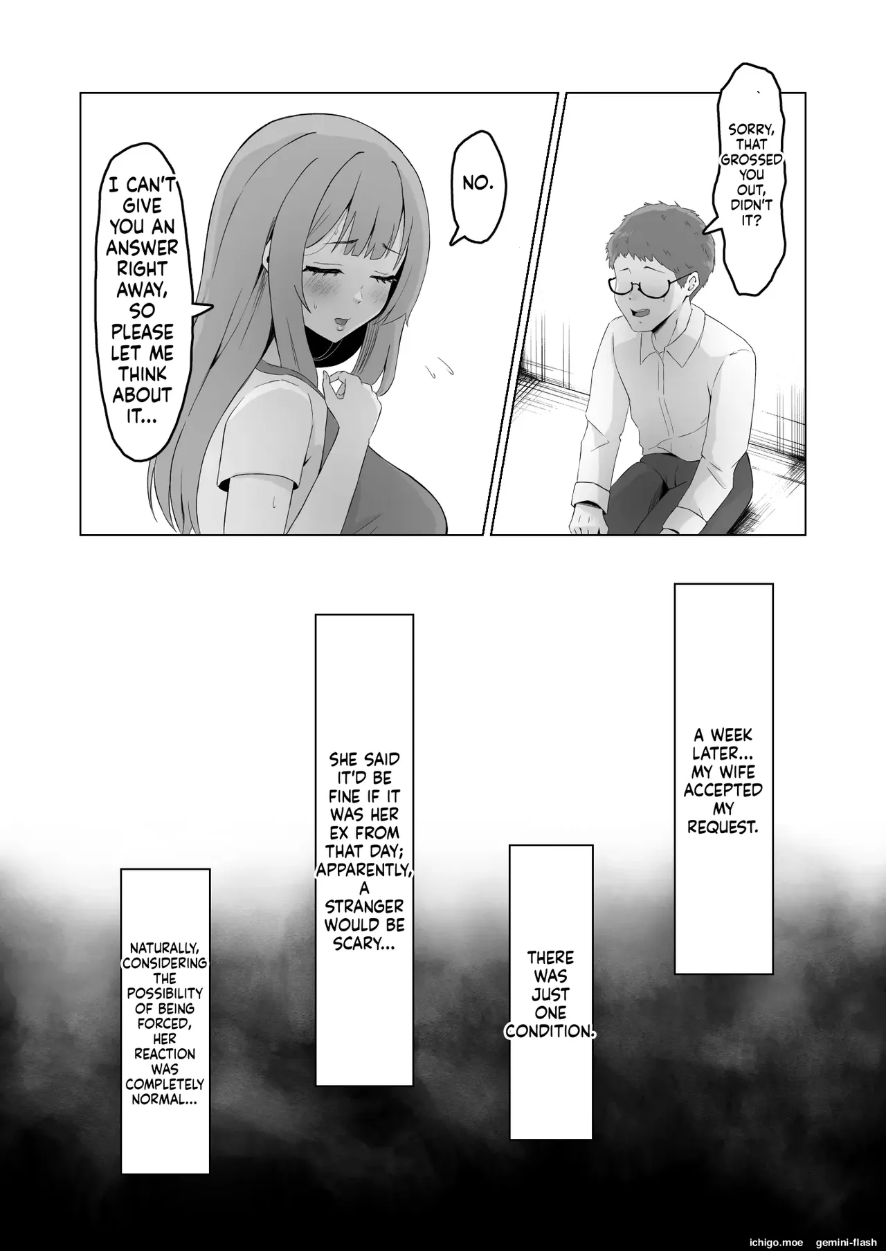miyamoto muga - Moto Kare ni Tsuma o Kashitara Do-M ni natte Kaettekita - page 9 full