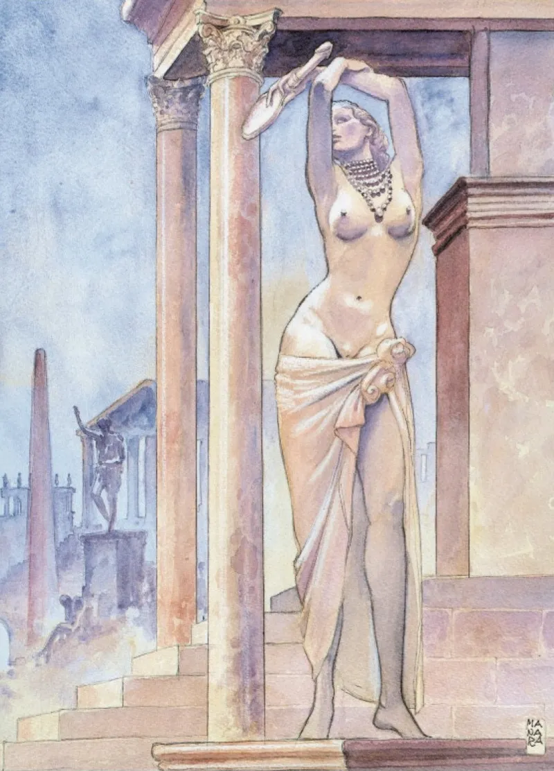 Milo Manara Portfolio Aphrodite page 10 full