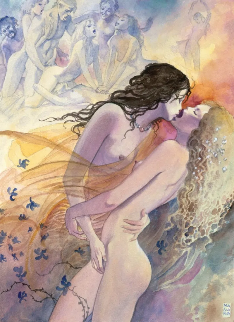 Milo Manara Portfolio Aphrodite page 4 full
