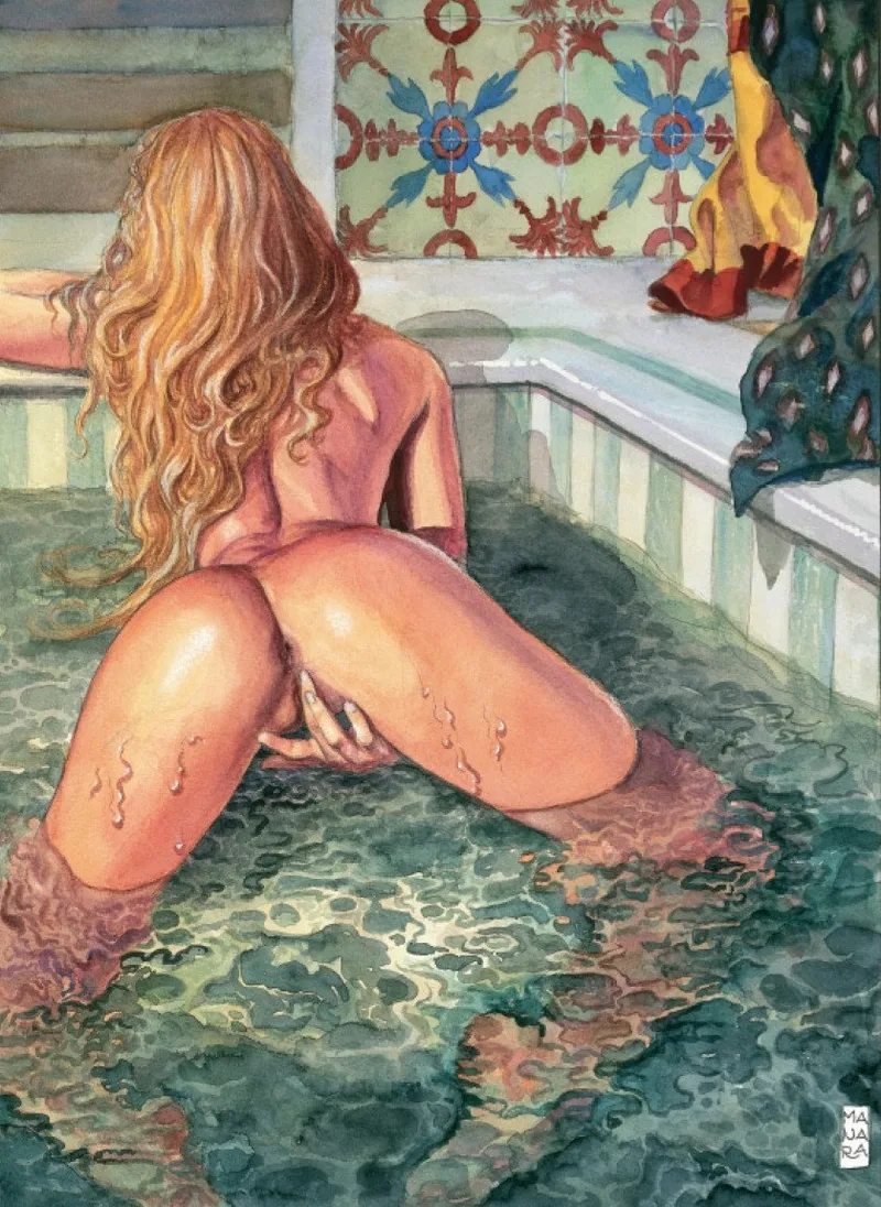 Milo Manara Portfolio Aphrodite page 6 full