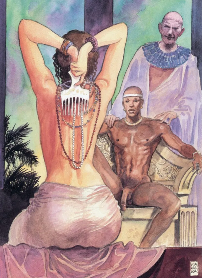Milo Manara Portfolio Aphrodite page 8 full