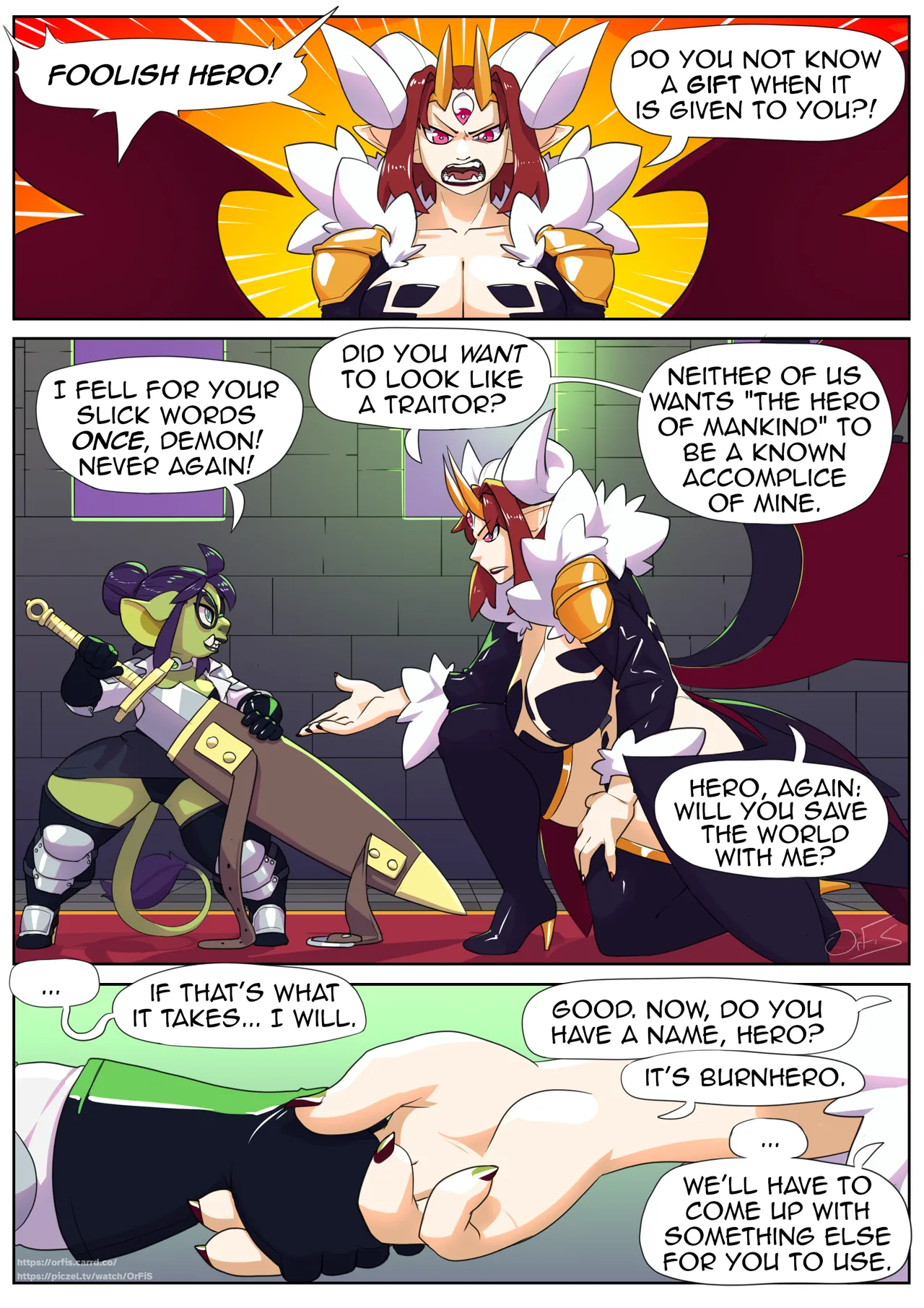Confrontation with the Demon Lord page 8 full
