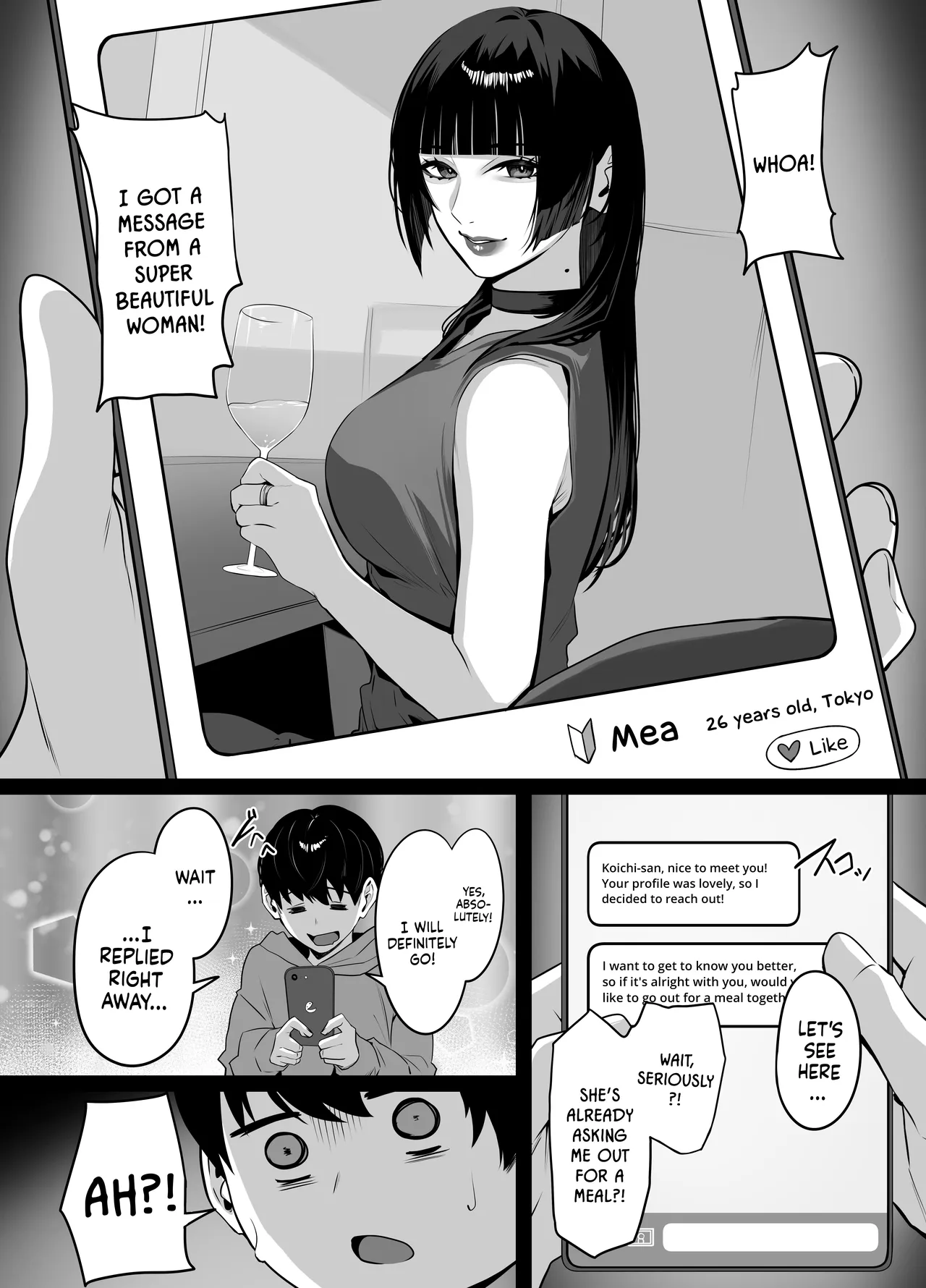 Matching Shita Toshiue Onee-san ni Oshioki Sareru Hanashi | How I Got Punished by the Older Woman I Matched With page 6 full