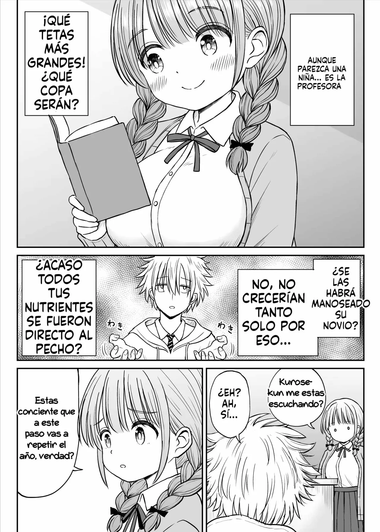 Anmari Sensei o Ijimenaide Kudasai… ~Dougan de Kyonyuu de Yasashii Hanasaki Sensei no Kokoro ga Kowareta Hi~ | El día que el corazon de la dulce Profesora Hanasaki fue corrompido page 9 full