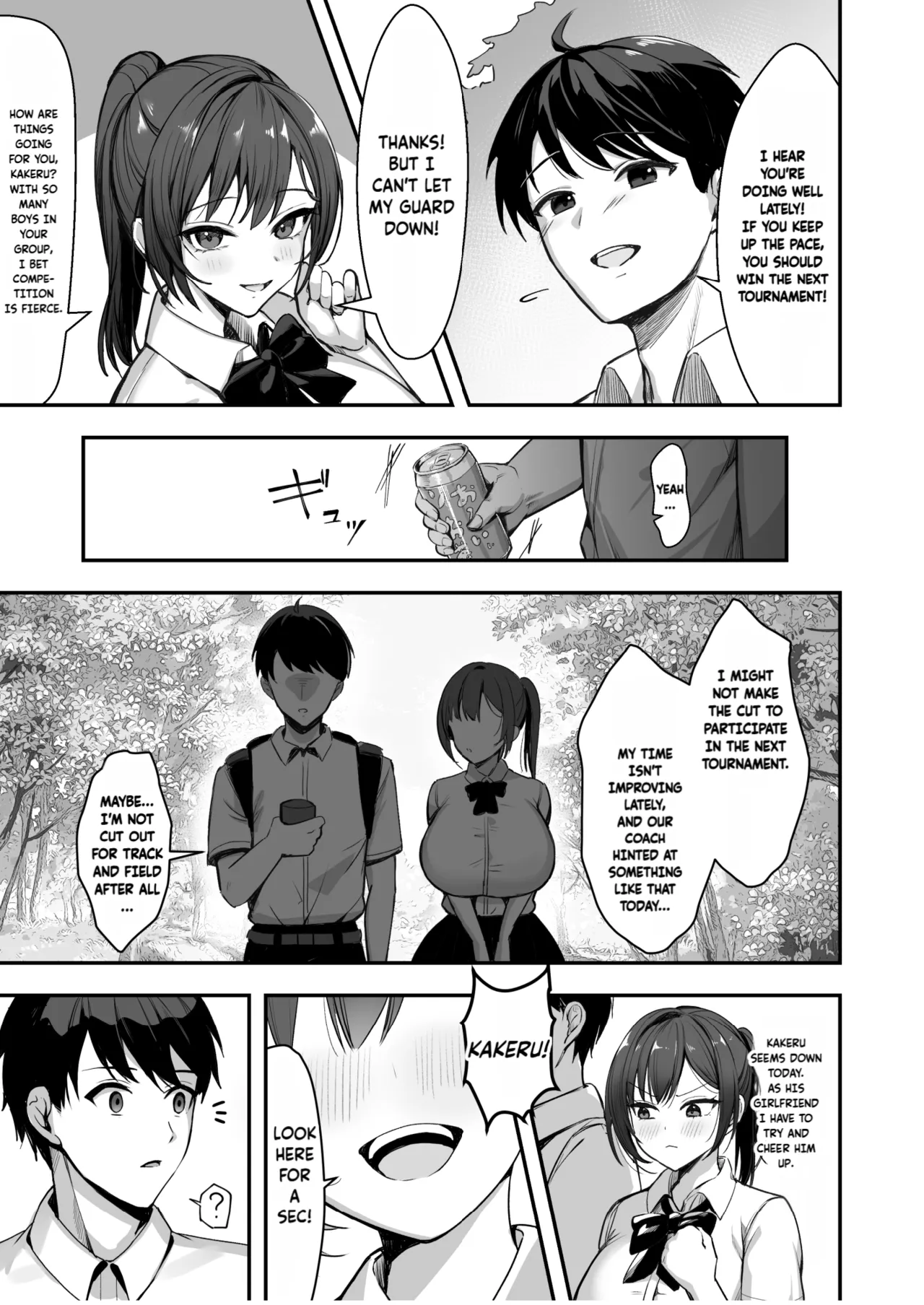 Bakunyuu na Rikujoubu no Kanojo, Senpai ni wa Sakaraemasen page 6 full