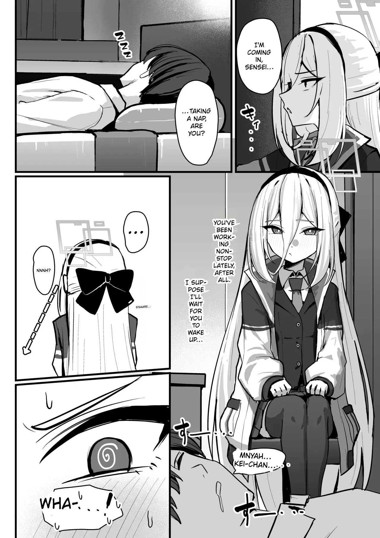 A Book Where Kei-chan Catches Someone Off Guard While They're Asleep. |  Kei-chan ga Nekomi o Osou Hon page 3 full