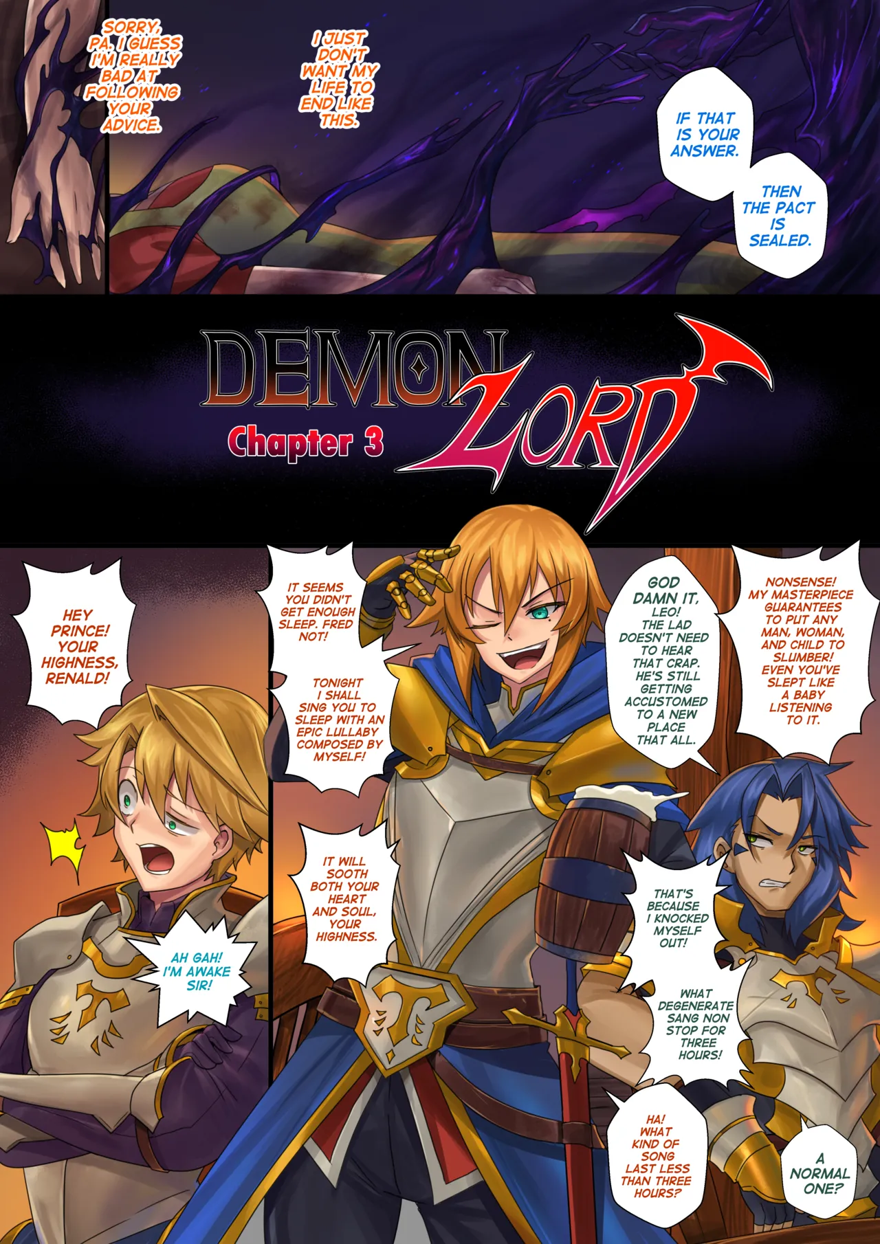Demon lord chapter 3（Original + Textless））（ongoing） page 4 full