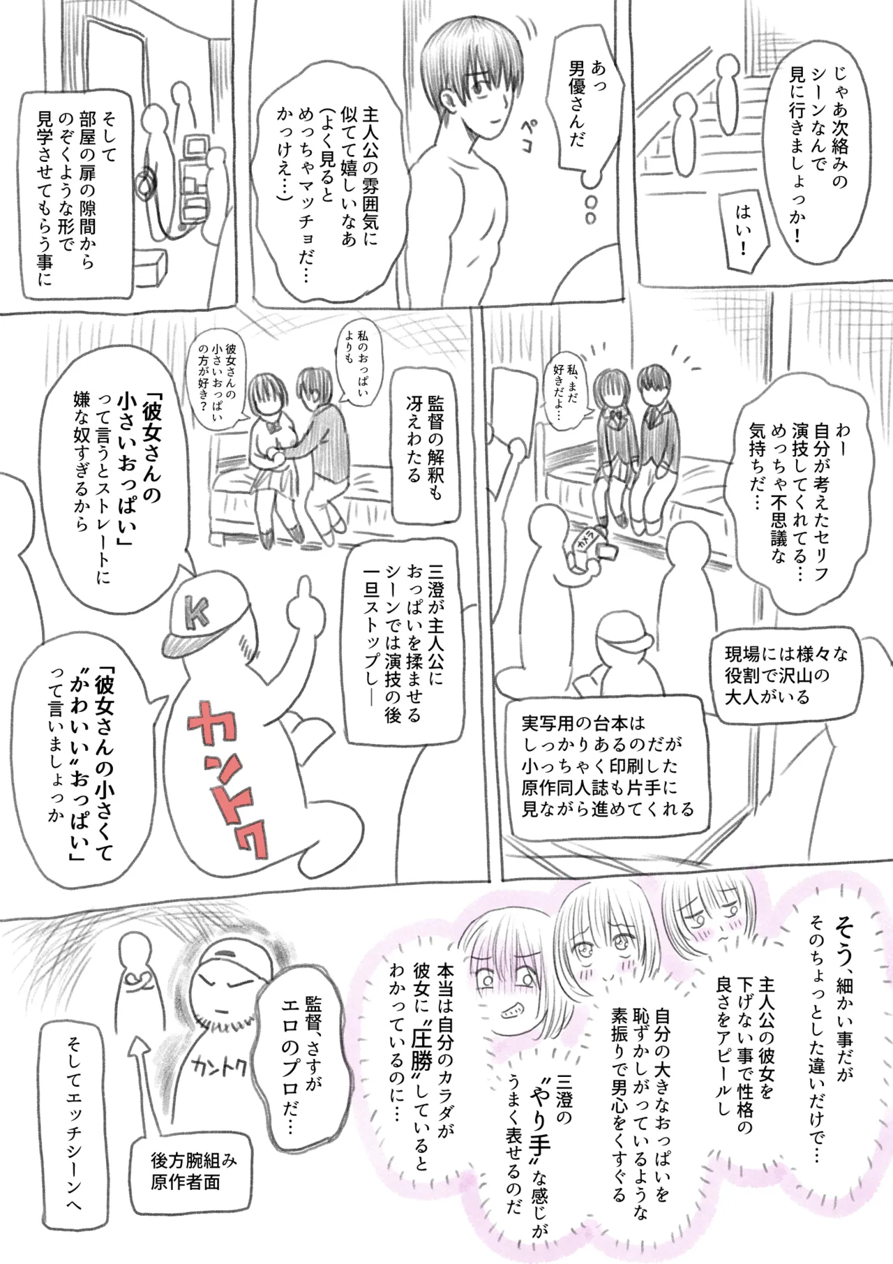 AV撮影現場に行ってきたよ！レポ漫画 page 2 full