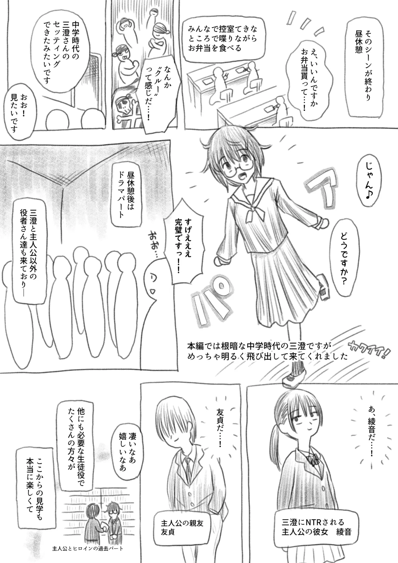 AV撮影現場に行ってきたよ！レポ漫画 page 4 full
