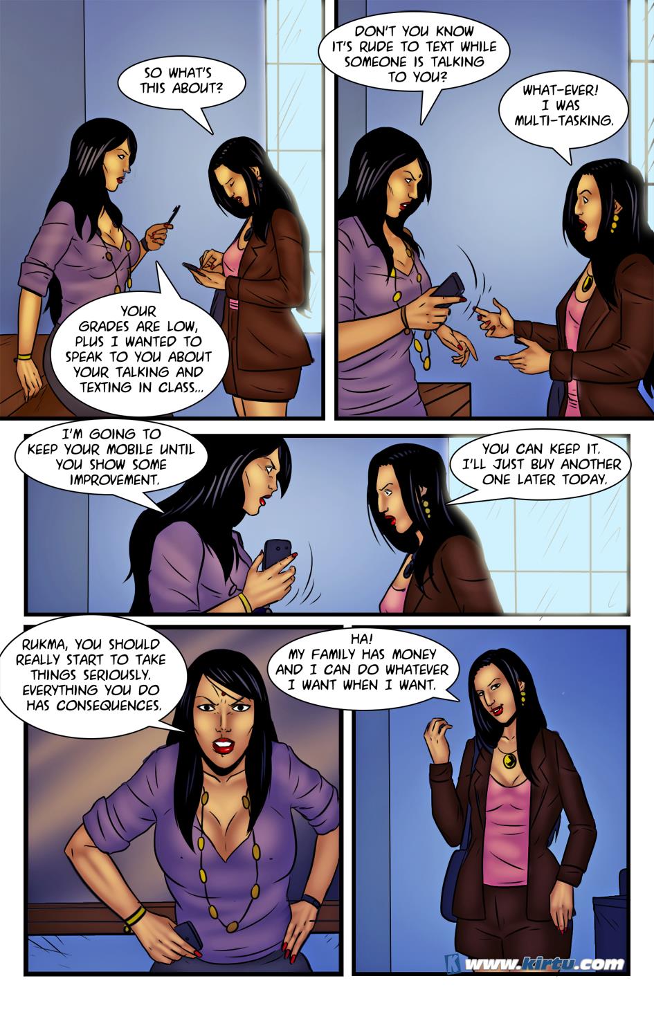 Miss Rita - Chapter 17 - Rukma the rich bitch always gets her way! page 3 full