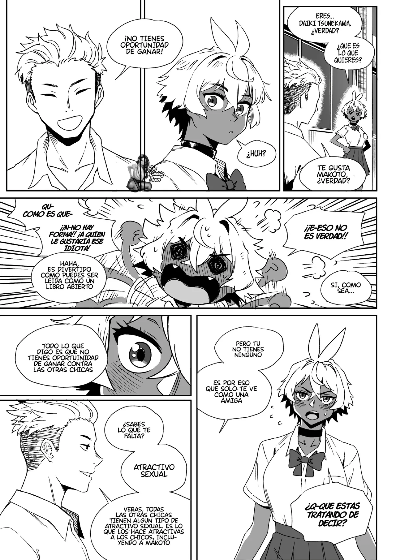 Harem Romcome no Shujinkou kara Otokimari na Osananajimi wo Ubau Hanashi｜Una Historia Sobre Robar A La Tomboy Amiga De La Infancia De Un Protagonista Rom-Com Harem page 3 full
