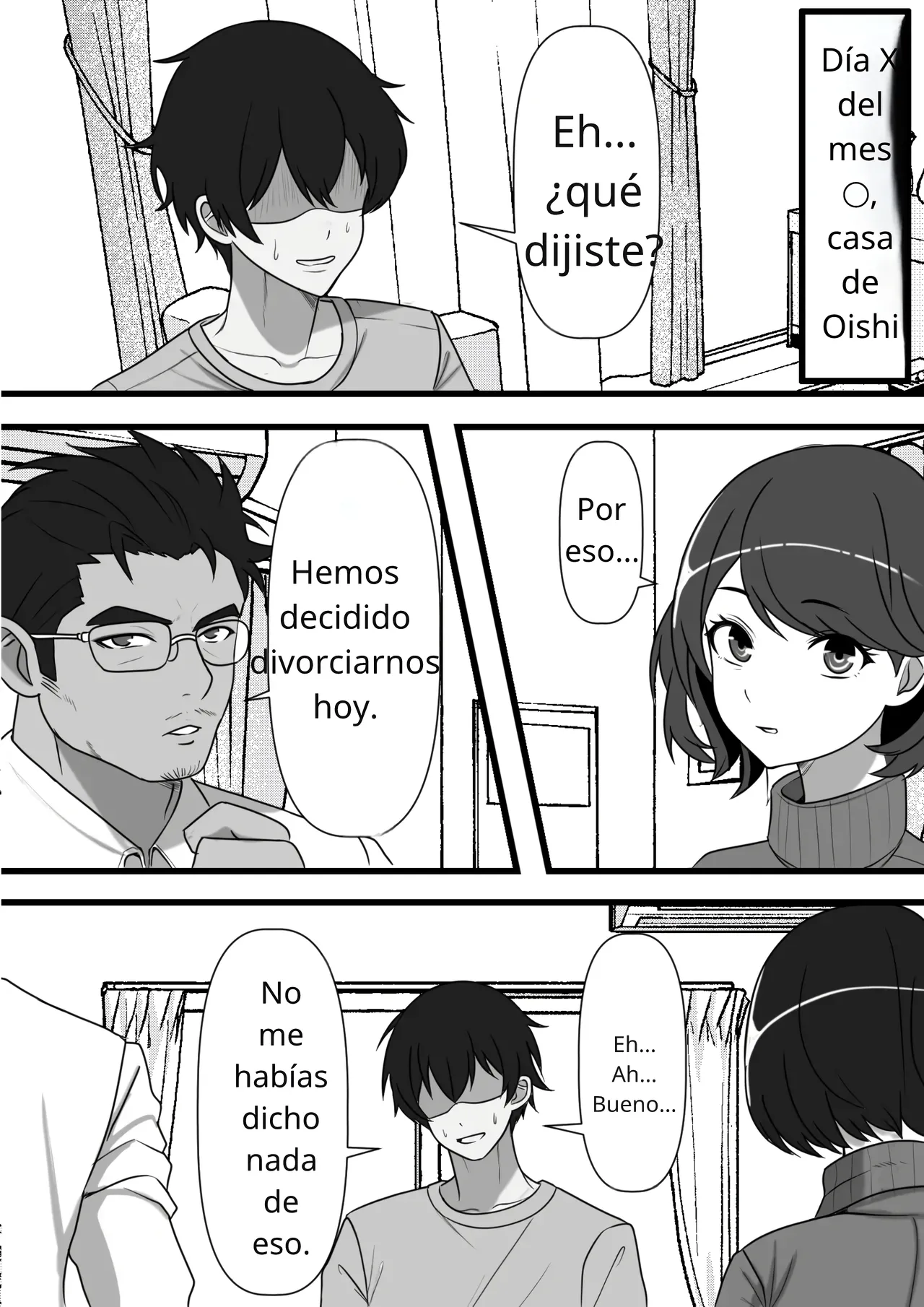 Tsukekae Kazoku ~ Ore ni Hyoui Shita Jibakurei ga Higawari de Koki Sute Niku Benki o Hirottekuru no Da ga...｜Familia Poseída ~ El Espíritu Atado a Mí, Me Sigue Trayendo Esclavas Sexuales para... page 2 full