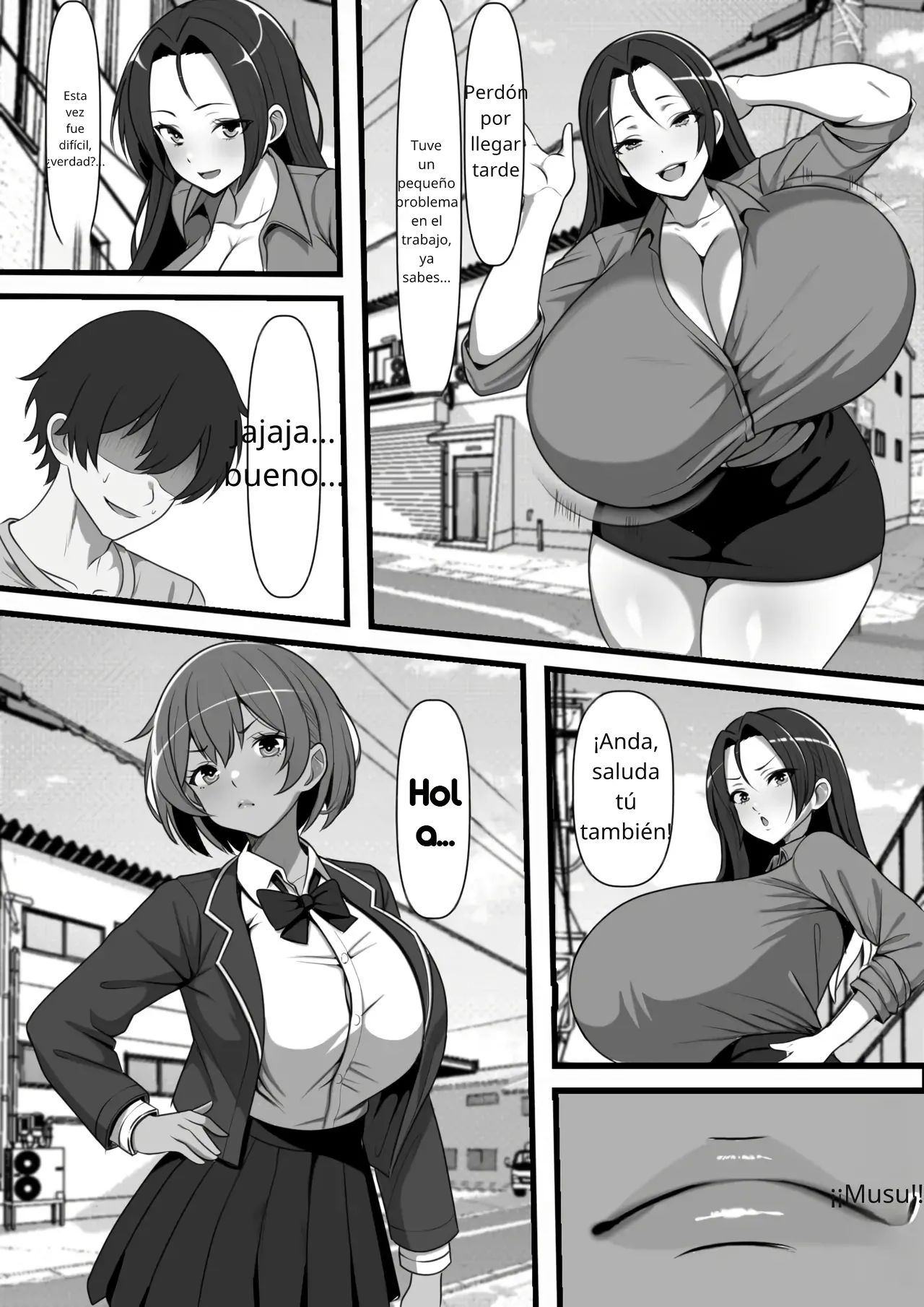 Tsukekae Kazoku ~ Ore ni Hyoui Shita Jibakurei ga Higawari de Koki Sute Niku Benki o Hirottekuru no Da ga...｜Familia Poseída ~ El Espíritu Atado a Mí, Me Sigue Trayendo Esclavas Sexuales para... page 5 full