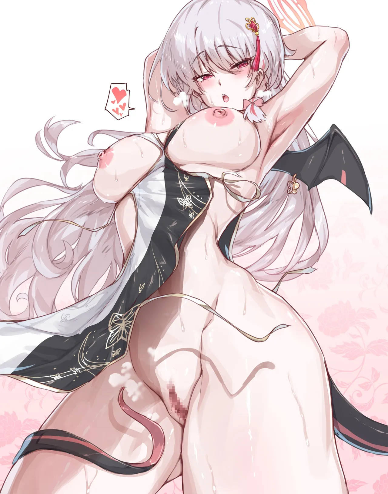 ハルナちゃんに色んなむふふなチャイナ服を着させて結局は脱がす絵 page 6 full