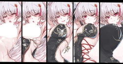 ハルナちゃんに色んなむふふなチャイナ服を着させて結局は脱がす絵