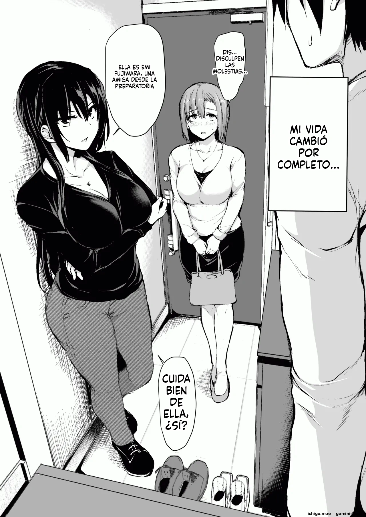 Kyonyuu ga 2-ri inai to bokki shinai otto no tame ni tomodachi o tsurete kita tsuma  MTL page 3 full